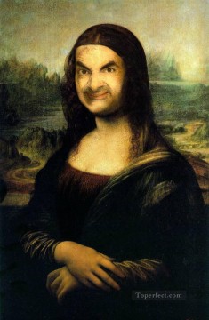 Mr Bean as Mona Lisa Fantasy Oil Paintings